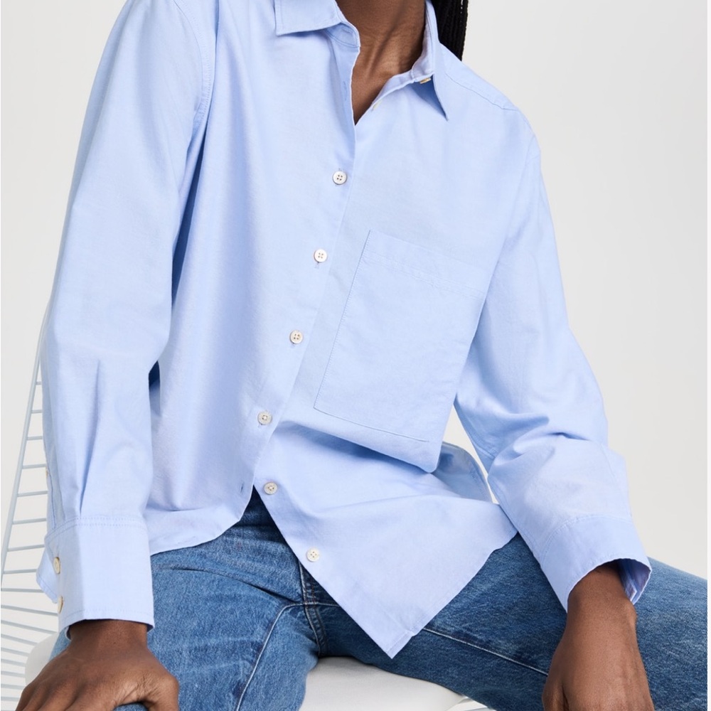 Womens Deep End Light Blue Dress Shirt